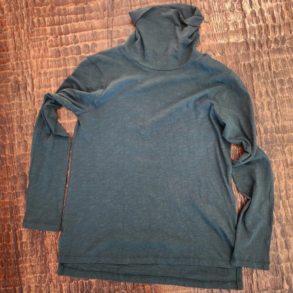 Madewell NWT Whisper Cotton Turtleneck Tee - Picture 2 of 5